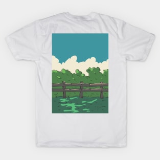 Woodland fence T-Shirt